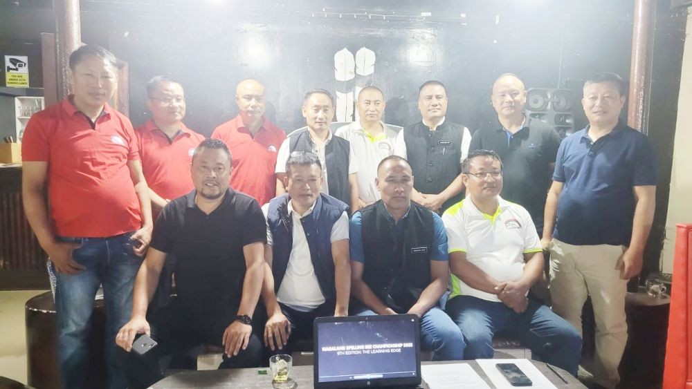 Medo Yhokha with members of Foundation Club in Kohima on August 20. (Morung Photo)